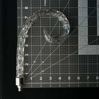 Rope Scroll, Chrome Ferrule