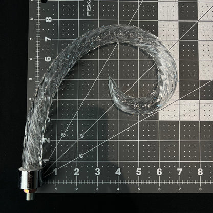 Rope Scroll, Chrome Ferrule