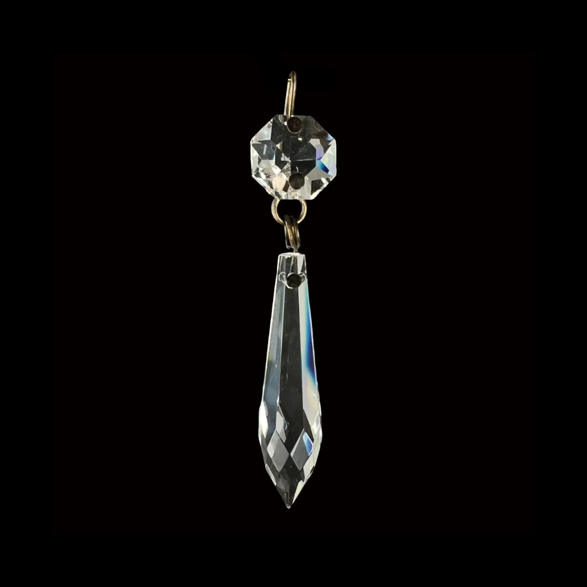 2" SYMPHONY Crystal U-Drop w/ Top Bead