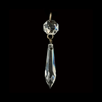 2" SYMPHONY Crystal U-Drop w/ Top Bead