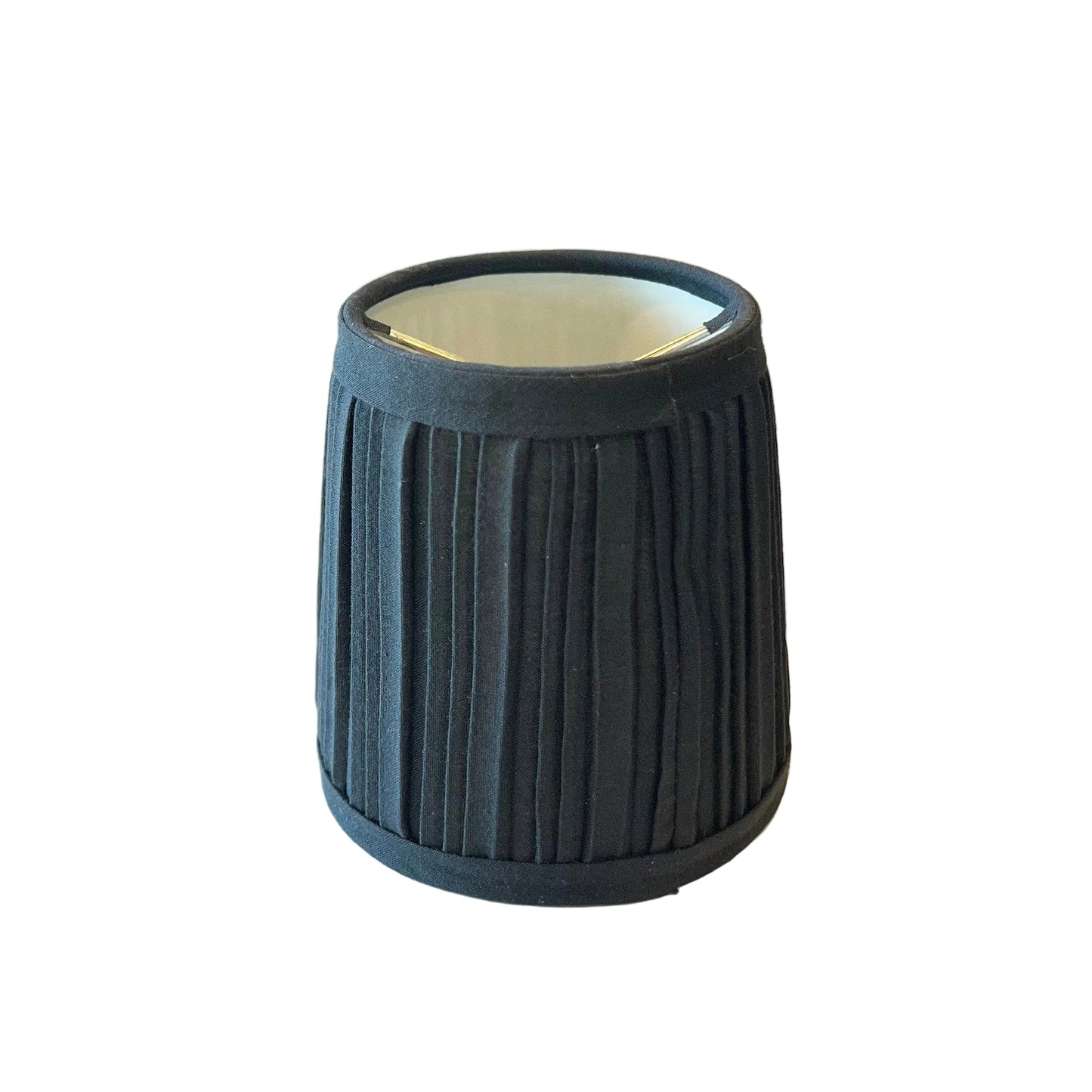 Pleated 4" Clip-On Chandelier Shade
