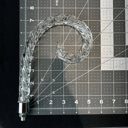 Rope Scroll, Chrome Ferrule