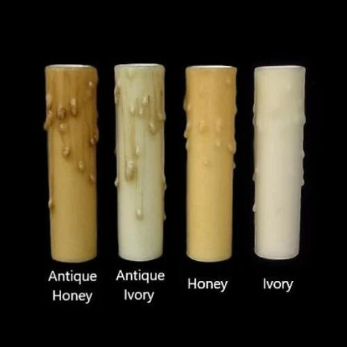 2" Wide Pillar Beeswax Candle Cover