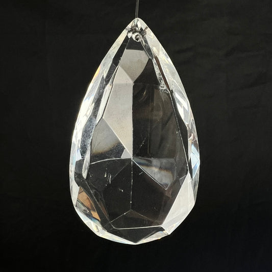 3" Czech Crystal Half Cut Teardrop (Blemished)