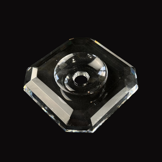 3-1/2" No Pin Turkish Crystal Dish/Bobeche