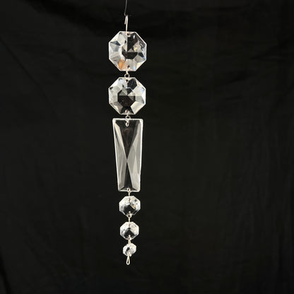 Clear Italian Graduated Basket Chains