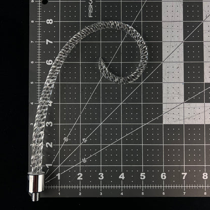 Rope Scroll, Chrome Ferrule