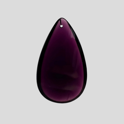 Czech Colored Smooth Half Pear
