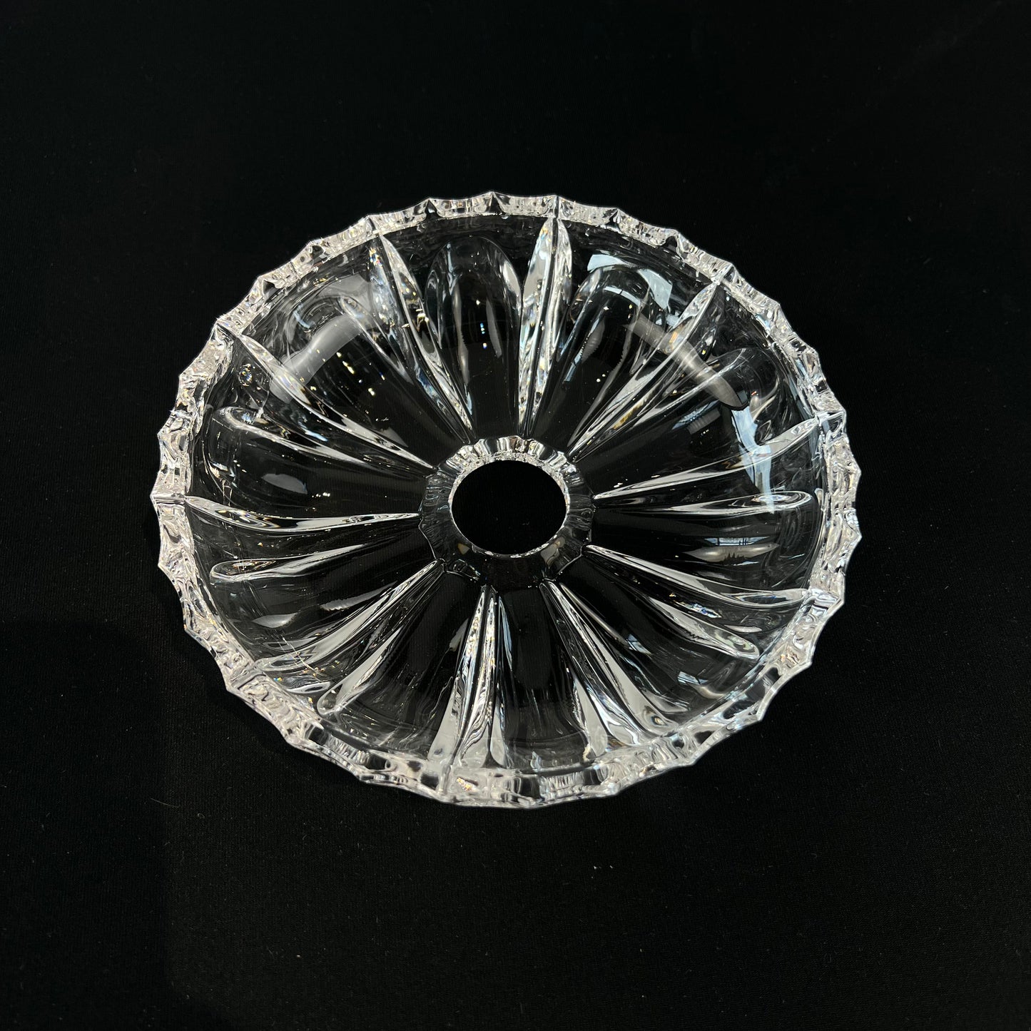 ASFOUR® Crystal<br>5-3/4" Clear Shallow Bobeche, No Pin
