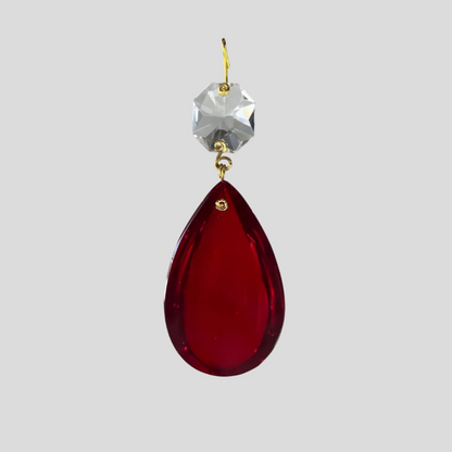 Czech Colored Smooth Half Pear