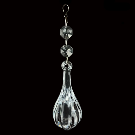 5-3/4" Ribbed Acrylic Drop Chain (Blemished)