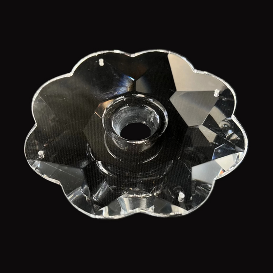 3-1/2" 4 Pin Turkish Crystal Bobeche