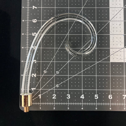 Fluted Scroll, Brass Ferrule