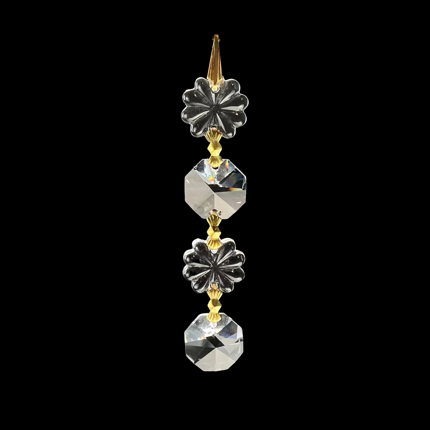 4 Bead Rosette & Octagon Chain