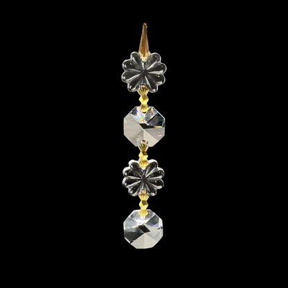 4 Bead Rosette & Octagon Chain