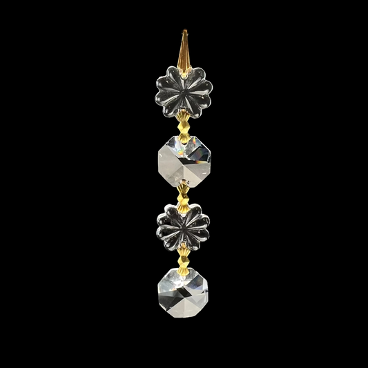 4 Bead Rosette & Octagon Chain