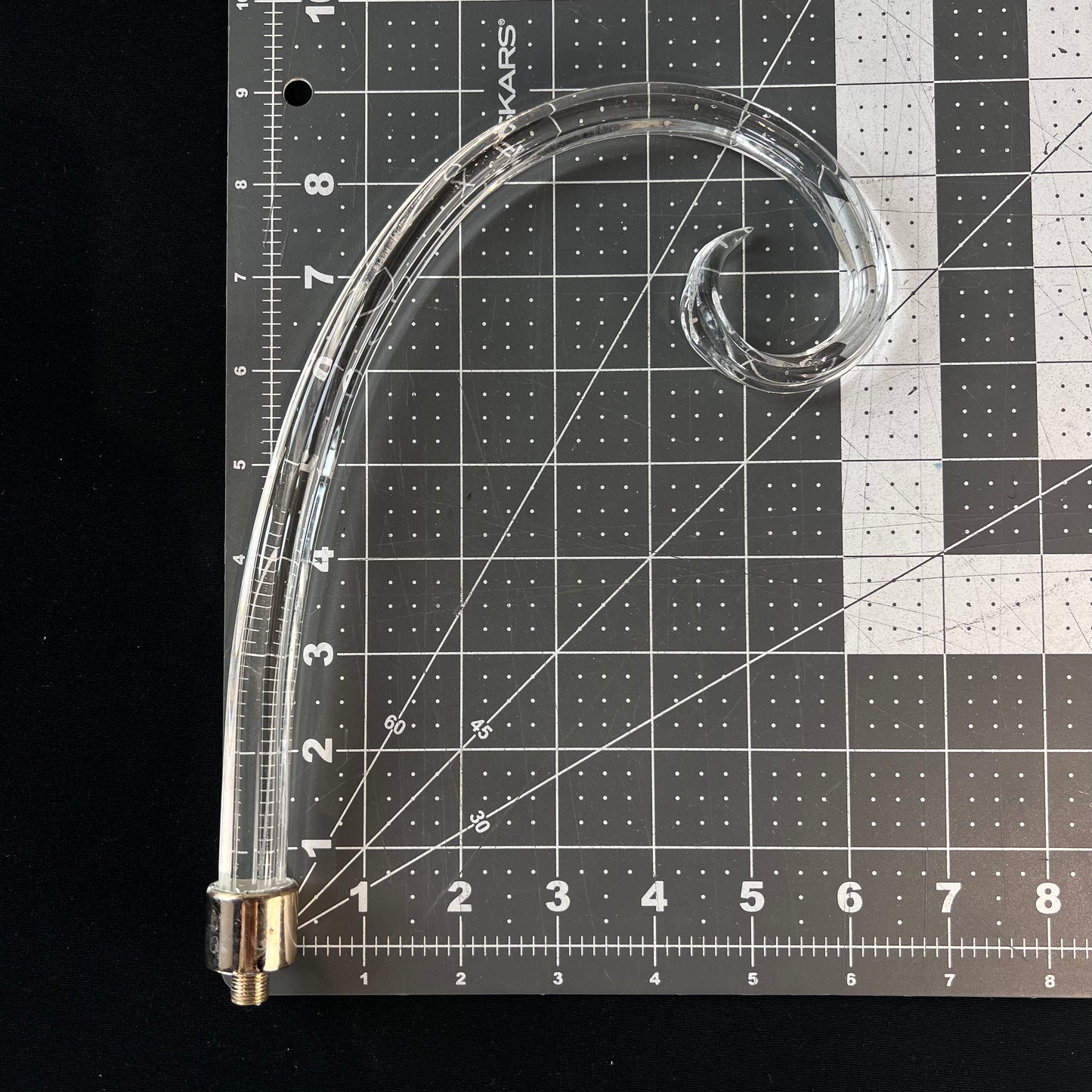 Fluted Scroll, Brass Ferrule