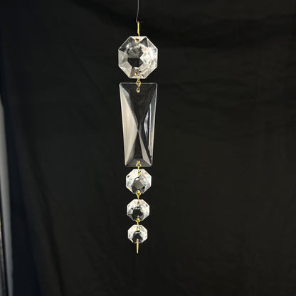 Clear Italian Graduated Basket Chains