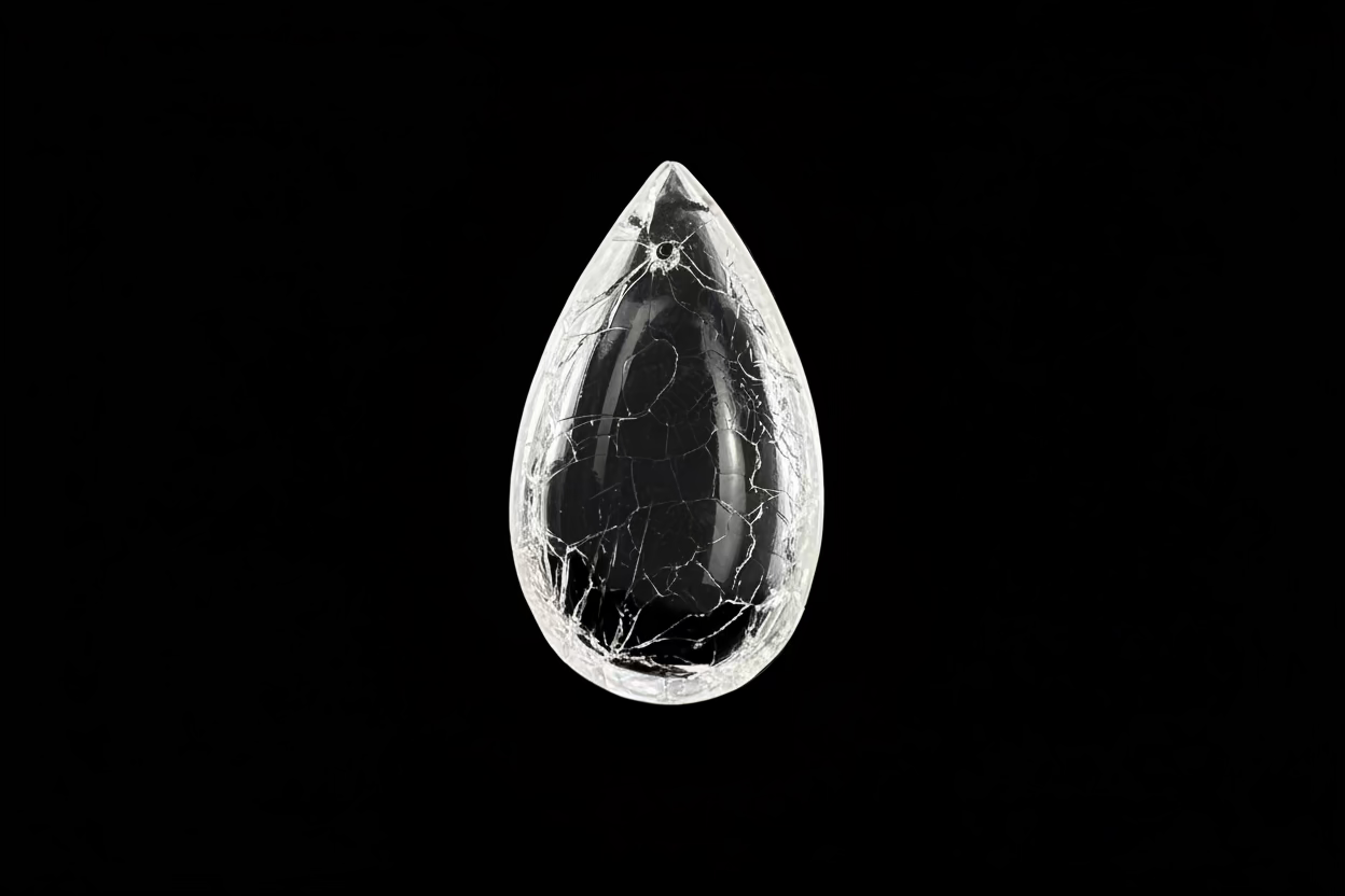 Fractured Half Pear