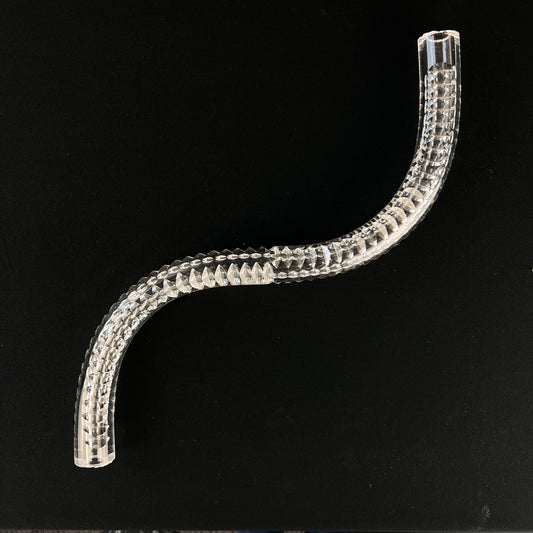 10" 25mm Czech Crystal Cut Up Arm, No Ferrules