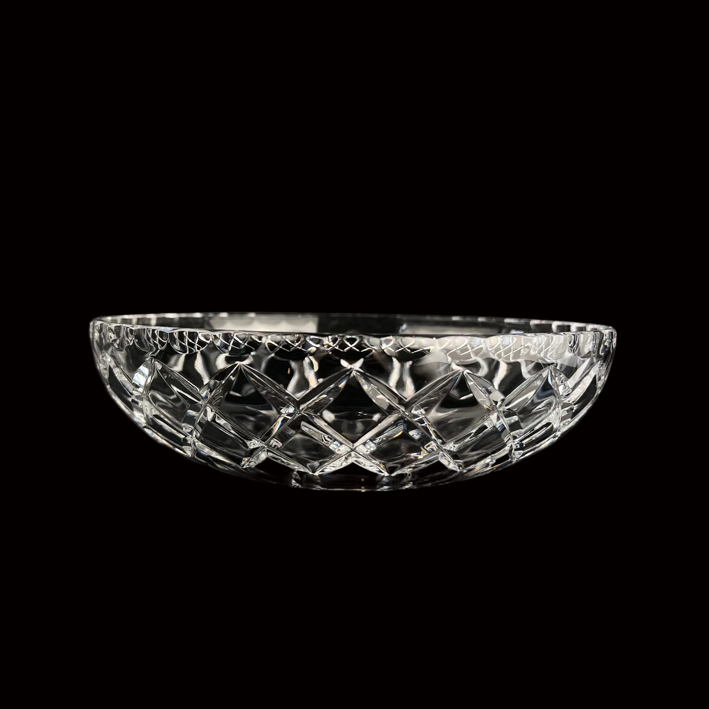 8" Czech Crystal Bowl, No Pin