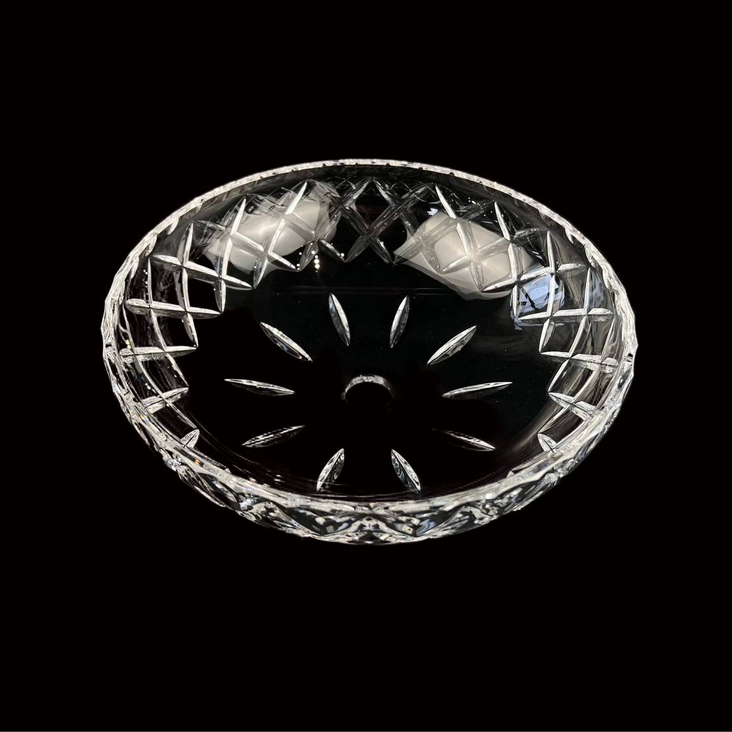 8" Czech Crystal Bowl, No Pin