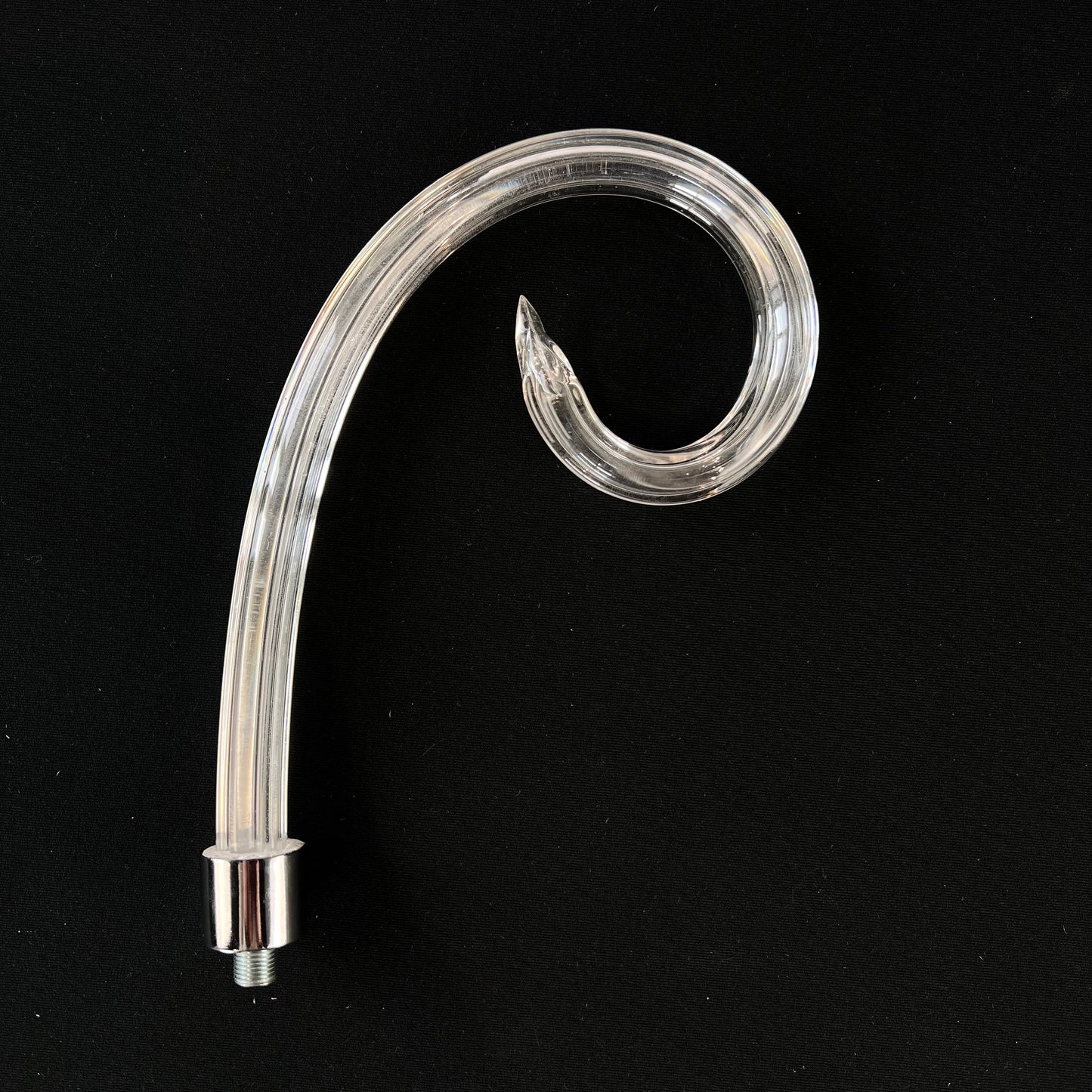 Fluted Scroll, Chrome Ferrule