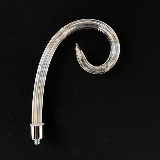 Fluted Scroll, Chrome Ferrule