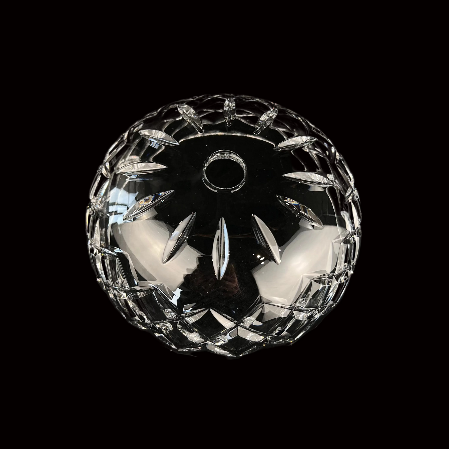 6" Czech Crystal Bowl, No Pin