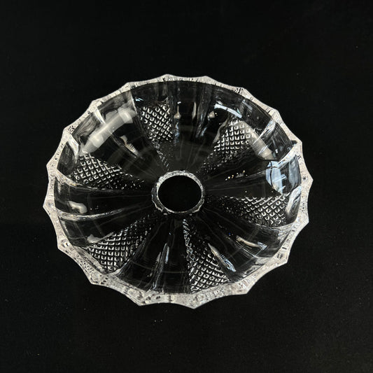 ASFOUR® Crystal<br>5-3/4" Clear Shallow Bobeche, No Pin