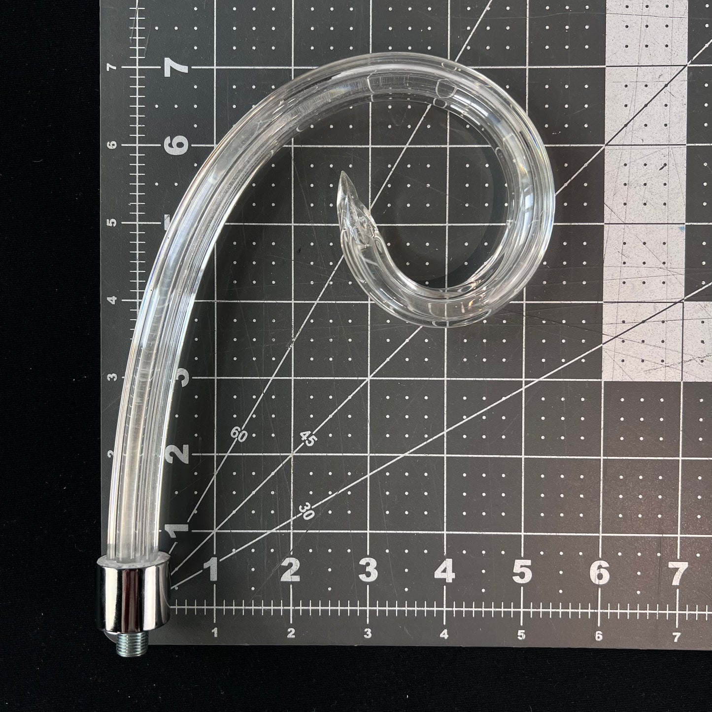Fluted Scroll, Chrome Ferrule
