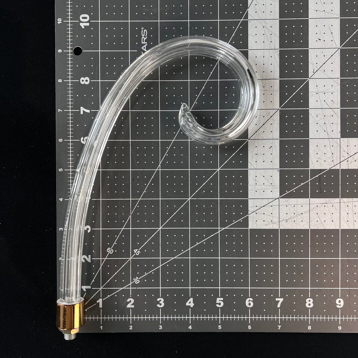 Fluted Scroll, Brass Ferrule