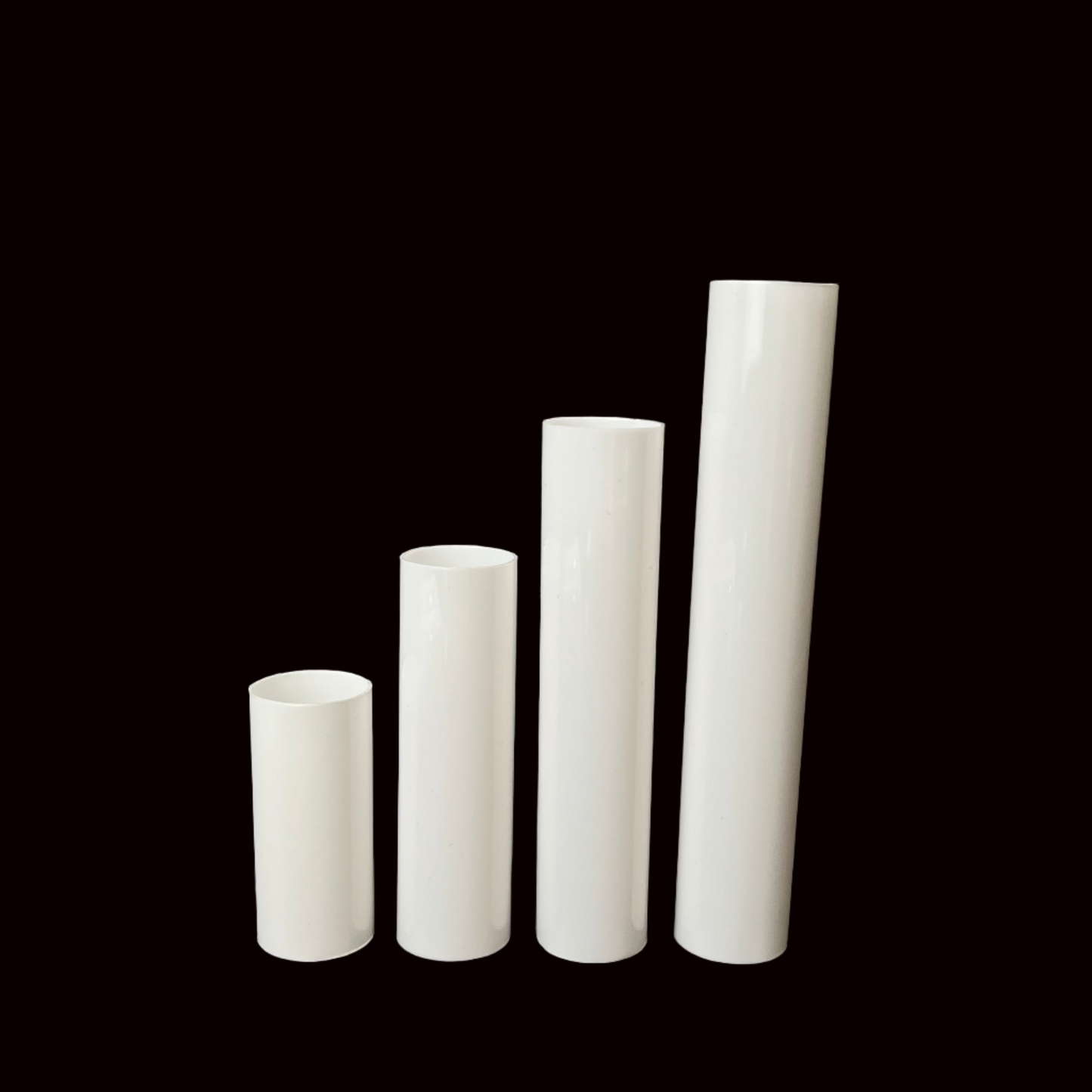 White Plastic Candle Cover, Candelabra Base