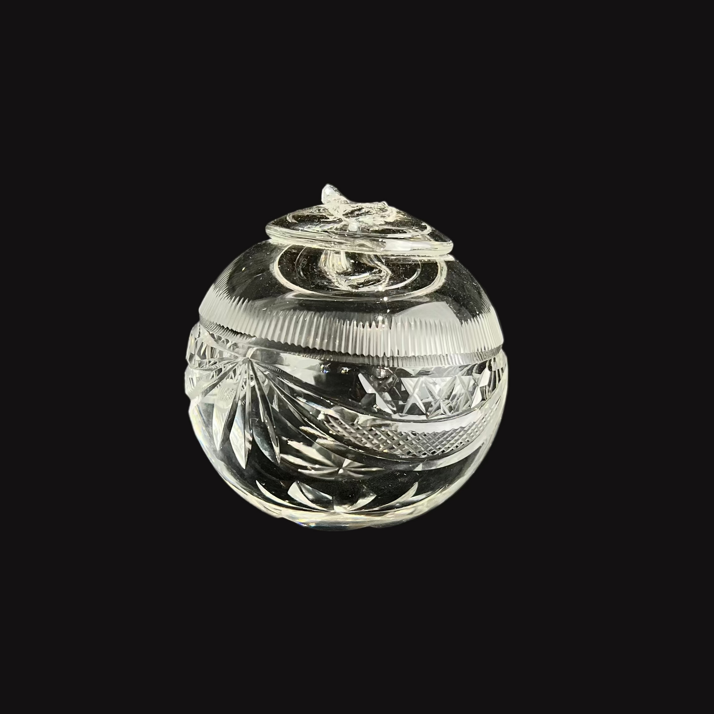 Crystal Fancy Cut Hollow Ball (Blemished)