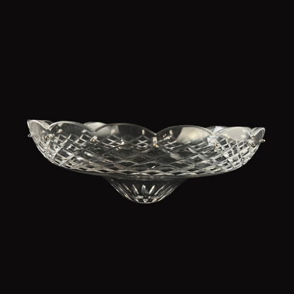 10" 16-Pin Triple Criss-Cross Czech Crystal Body Dish (Blemished)