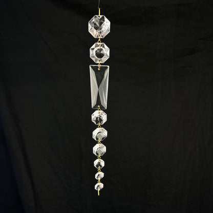 Clear Italian Graduated Basket Chains