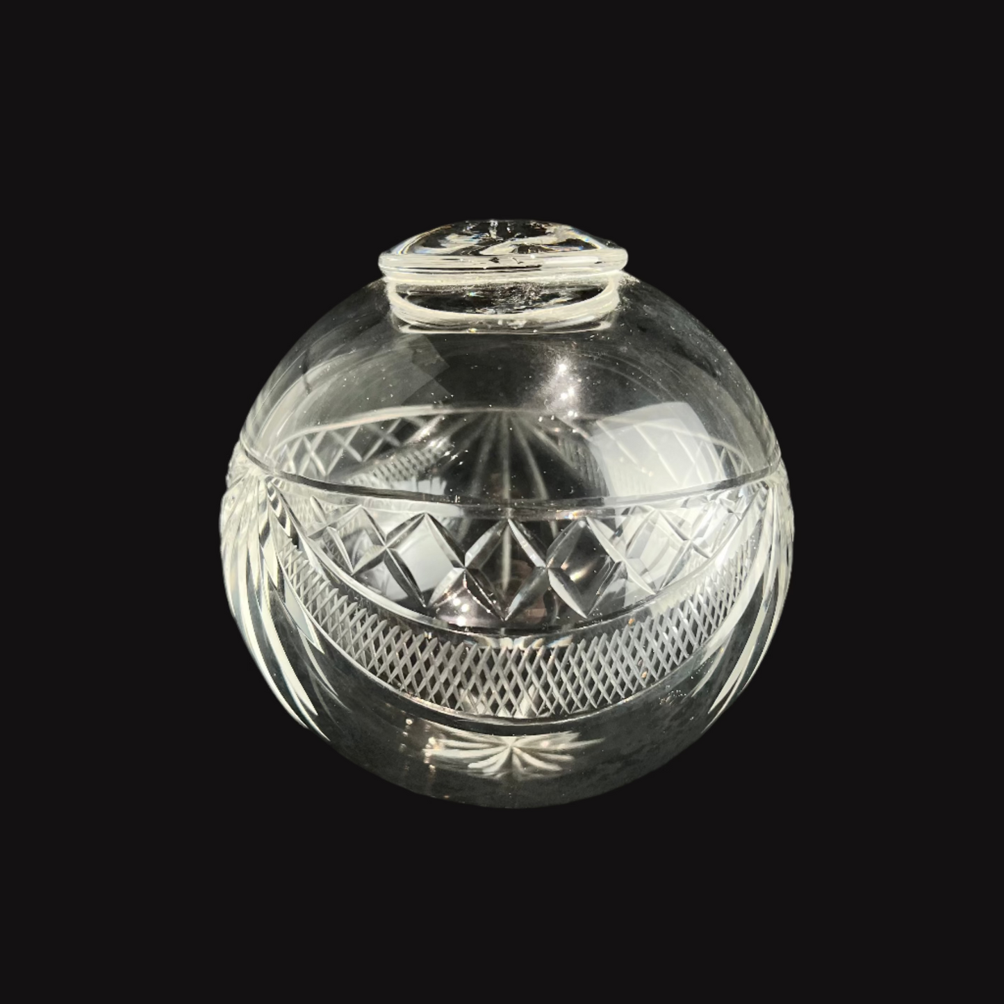 Crystal Fancy Cut Hollow Ball (Blemished)