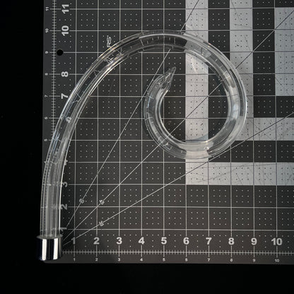 Fluted Scroll, Chrome Ferrule