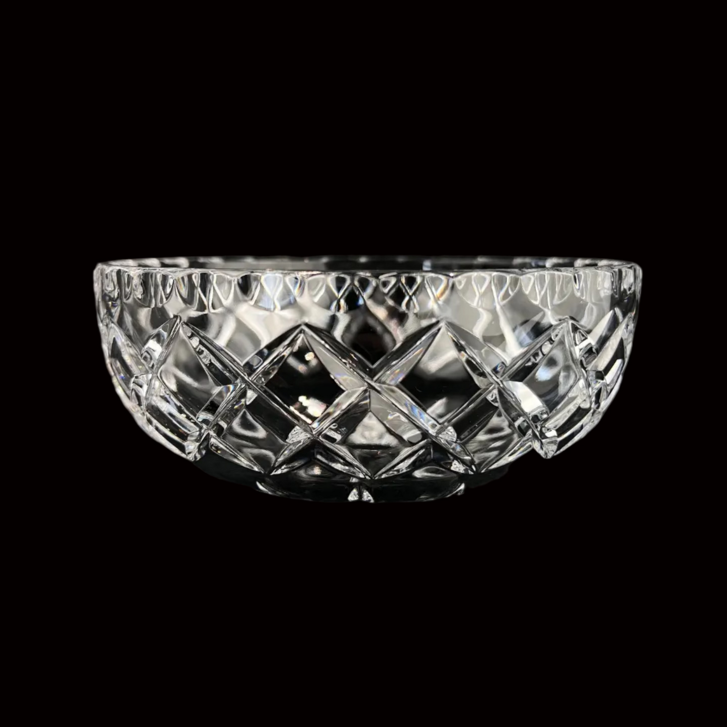 6" Czech Crystal Bowl, No Pin