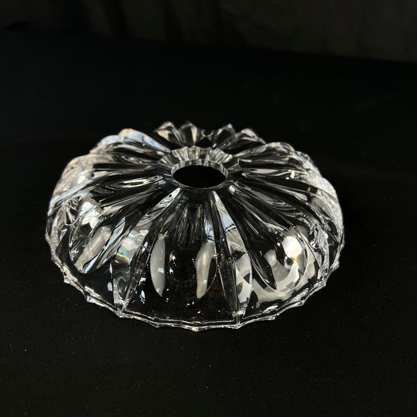 ASFOUR® Crystal<br>5-3/4" Clear Shallow Bobeche, No Pin
