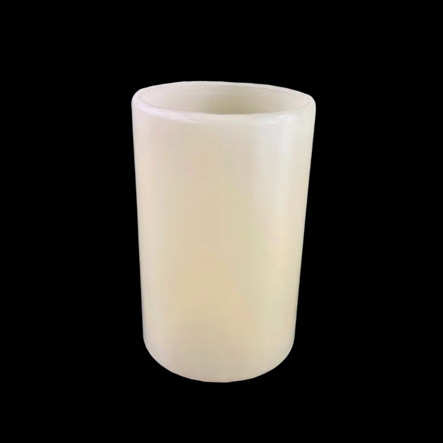 6" x 4" Wide Translucent Beeswax Candle Cover (Drip or No Drip)