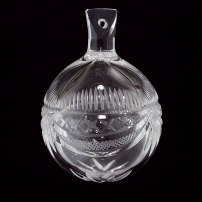 Crystal Fancy Cut Hollow Ball (Blemished)