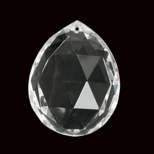 4" Czech Crystal Teardrop (Blemished)