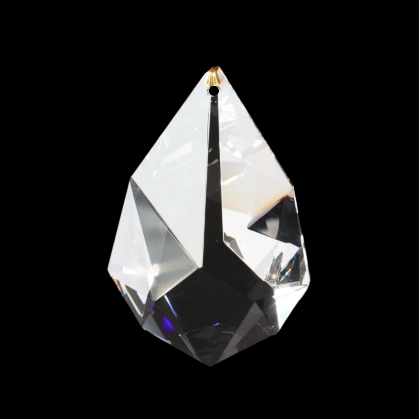 3-1/2" Turkish Crystal 8-Sided Clear Point Prism (Blemished)