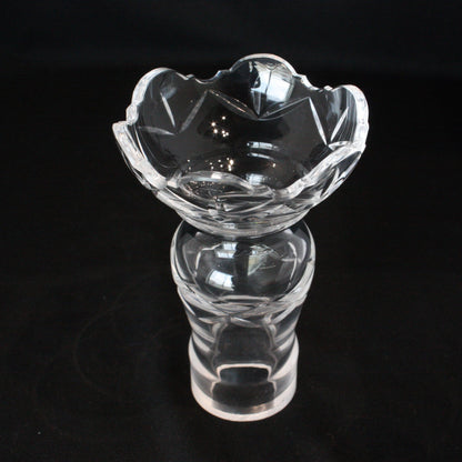 4-1/4" Czech Crystal Candle Cup
