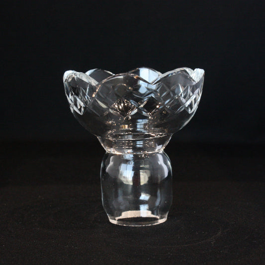 2-3/4" Czech Crystal Cut Candle Cup
