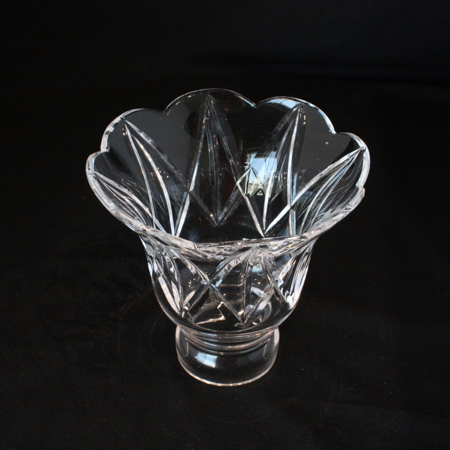 4" Czech Crystal Candle Cup