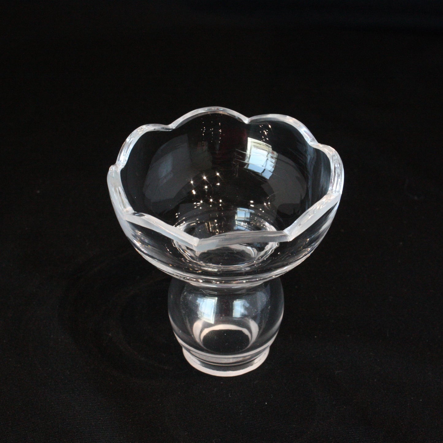 2-3/4" Czech Crystal Blank Candle Cup (Blemished)