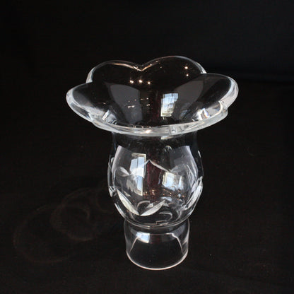 4-3/4" Czech Crystal Candle Cup