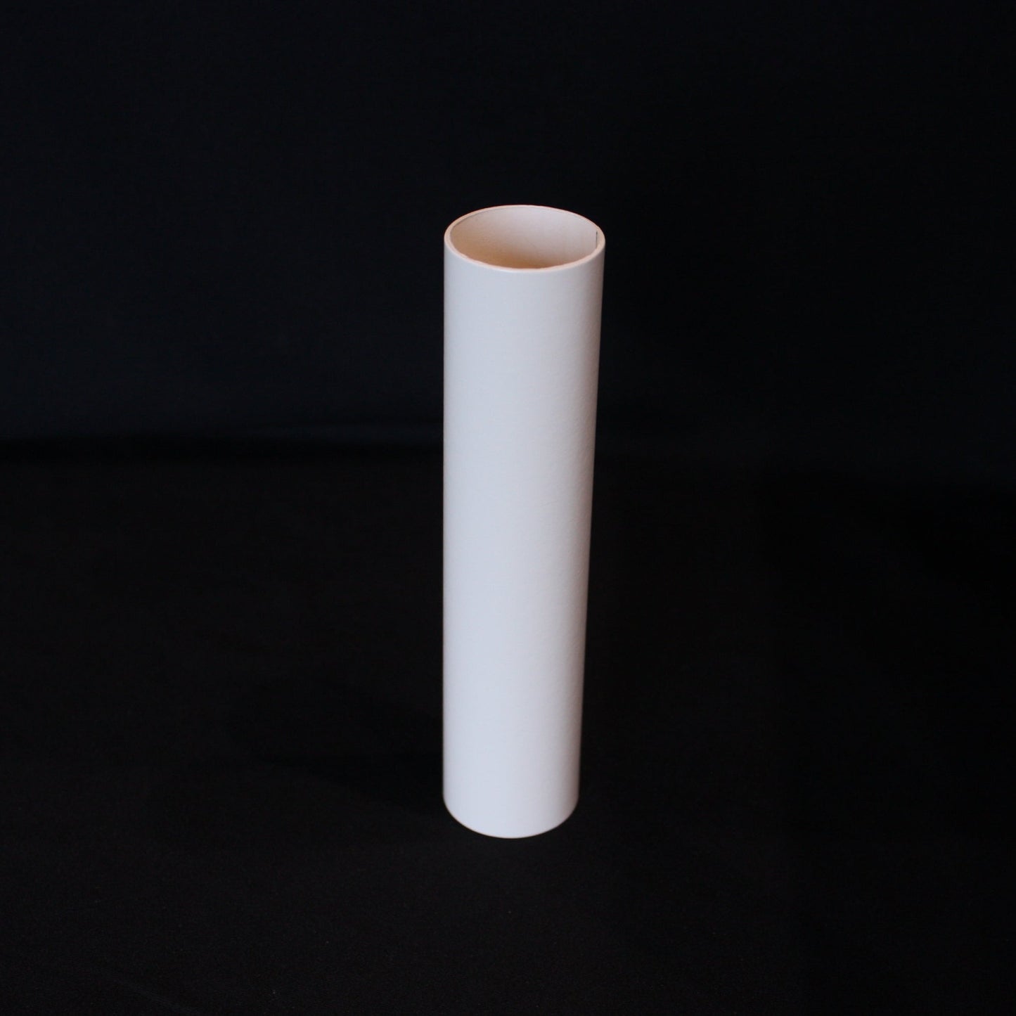 6" Ivory Cardboard Candle Cover, Medium Base